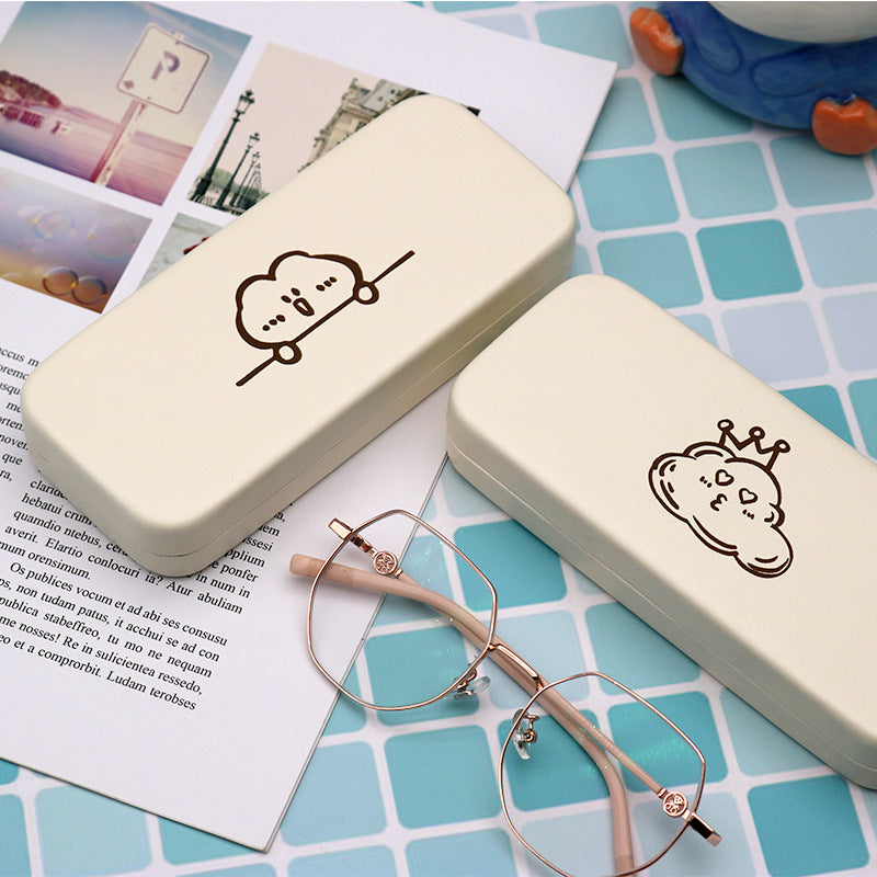 High-End Glasses Case For Men, Portable, Anti-Pressure And Anti-Pressure Ins, Japanese Style, Simple Myopia, Sunglasses, Female Storage