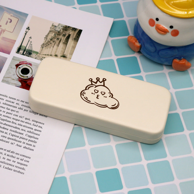 High-End Glasses Case For Men, Portable, Anti-Pressure And Anti-Pressure Ins, Japanese Style, Simple Myopia, Sunglasses, Female Storage