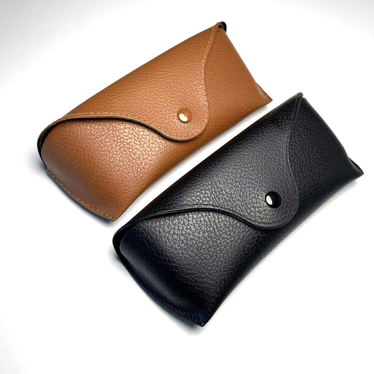 High-End Glasses Case Glasses Bag Anti-Pressure Portable Sunglasses Case Leather Glasses Storage Box Sunglasses Box