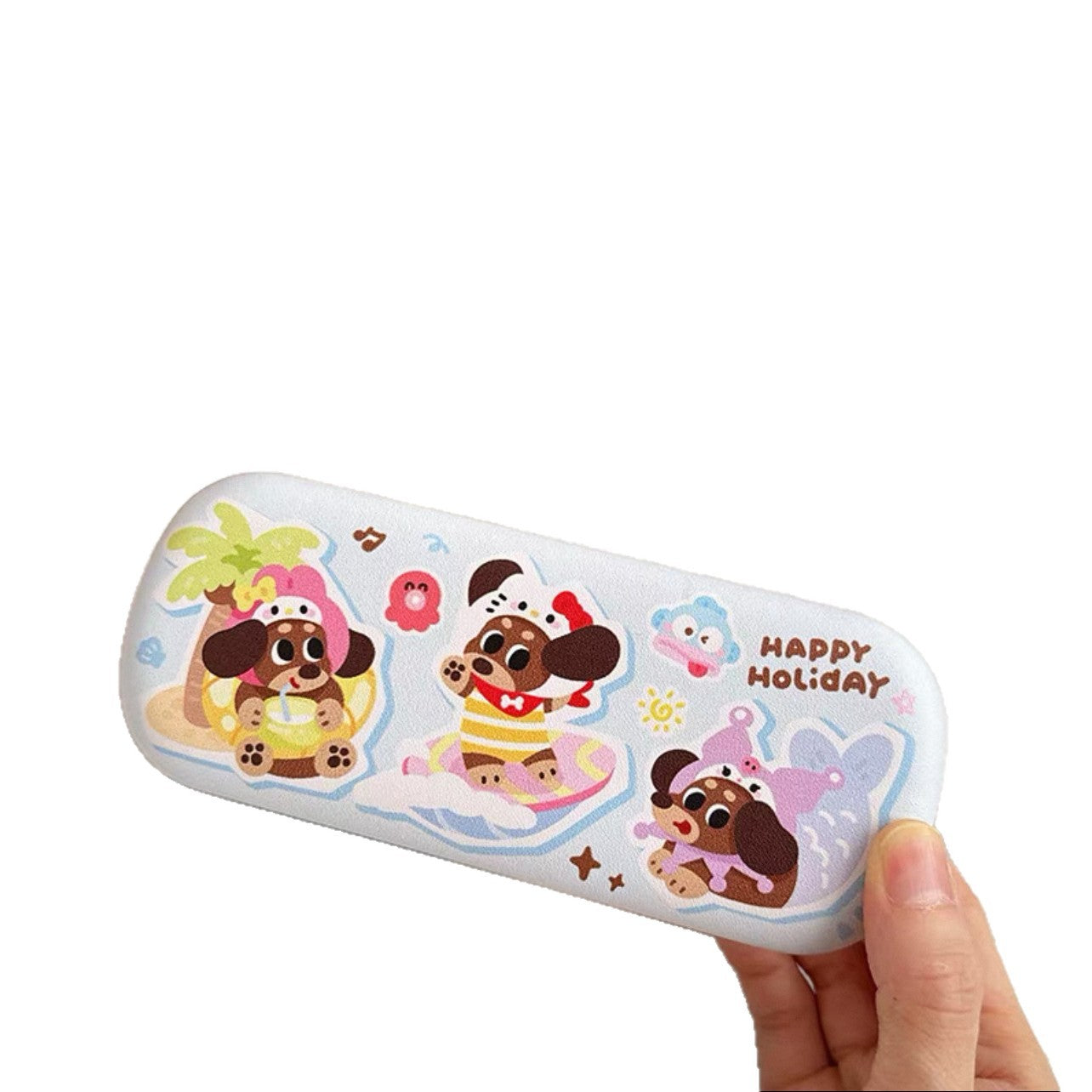 Dachshund Dog Glasses Case Waterproof And Anti-Fall Children'S Sunglasses Case Portable Storage High-Looking And High-End Ins For Men And Women