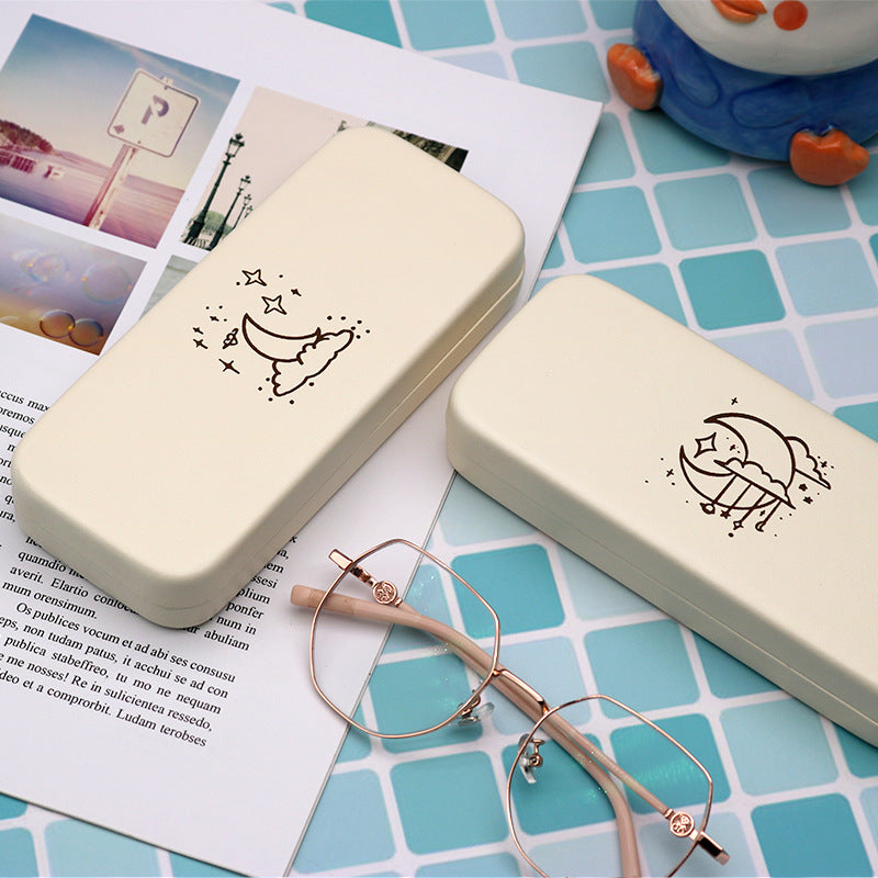 High-End Glasses Case For Men, Portable, Anti-Pressure And Anti-Pressure Ins, Japanese Style, Simple Myopia, Sunglasses, Female Storage