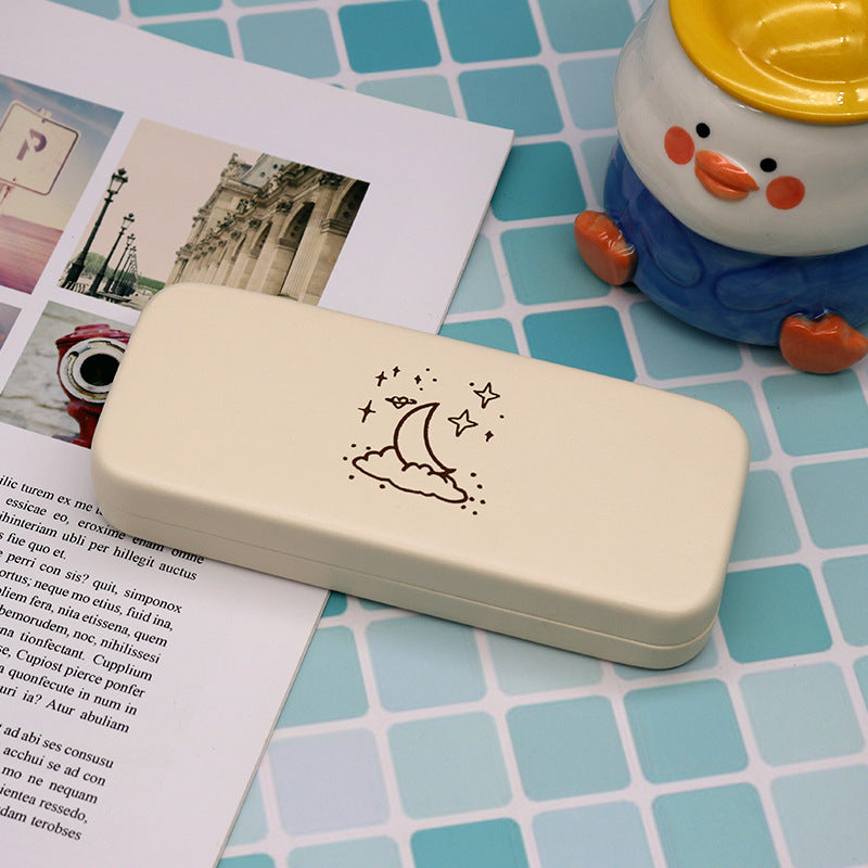 High-End Glasses Case For Men, Portable, Anti-Pressure And Anti-Pressure Ins, Japanese Style, Simple Myopia, Sunglasses, Female Storage