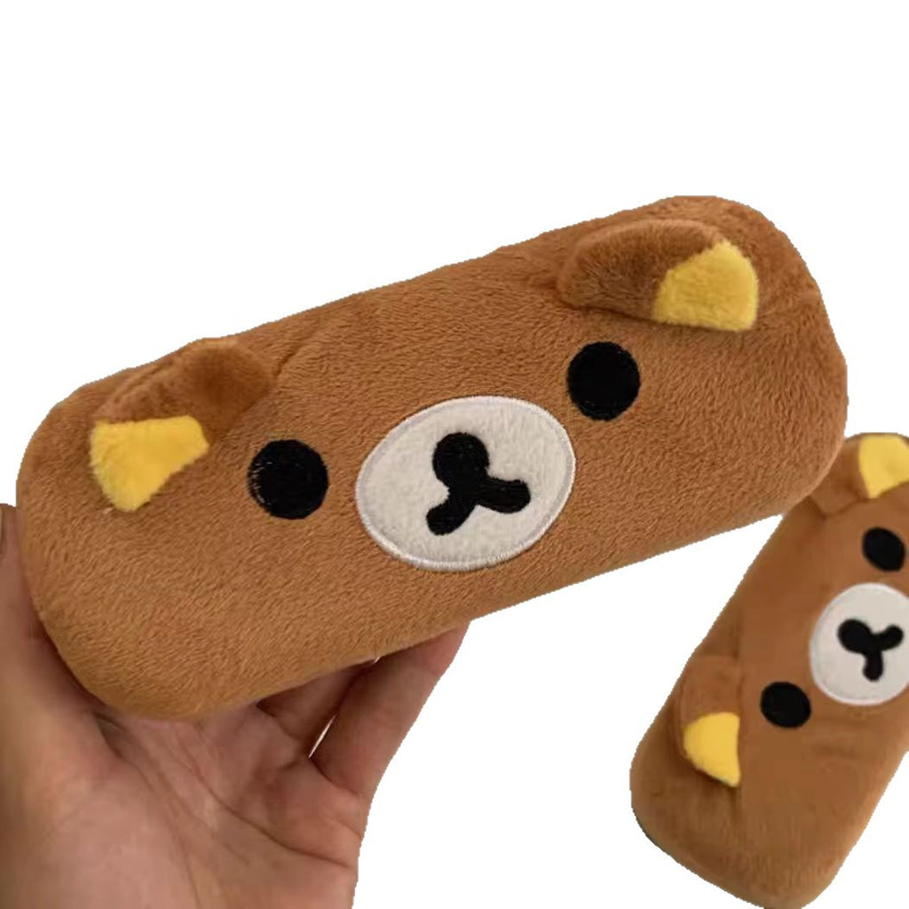 Rilakkuma Glasses Case Plush Glasses Case Japanese Style High-Looking High-End Cartoon Style Glasses Case