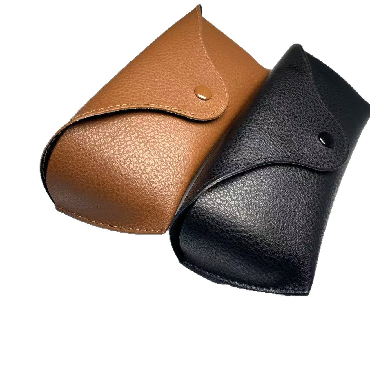 High-End Glasses Case Glasses Bag Anti-Pressure Portable Sunglasses Case Leather Glasses Storage Box Sunglasses Box